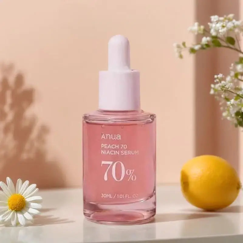 Sérum Visage Éclaircissant à la Pêche 70% – Niacinamide Anti-Taches & Hydratant Peau Radieuse
