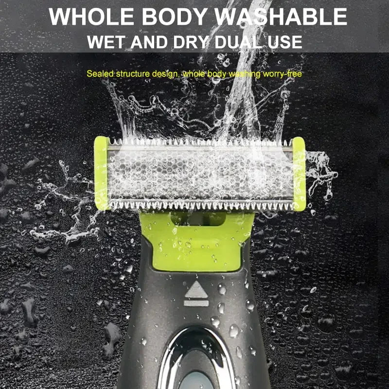 Rasoir Électrique Multifonction Homme – Tondeuse Barbe, Rasage Précis & Étanche Rechargeable