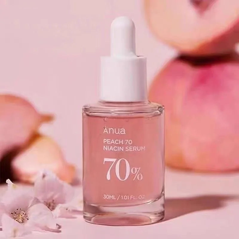 Sérum Visage Éclaircissant à la Pêche 70% – Niacinamide Anti-Taches & Hydratant Peau Radieuse