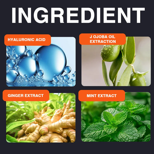 Huile à Barbe et Cheveux Homme – Huile Nourrissante au Gingembre pour Croissance, Hydratation & Soin